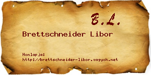 Brettschneider Libor névjegykártya